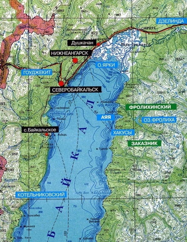 Geografia Rosji pólnocny bajkał 2-1 kurs języka rosyjskiego online